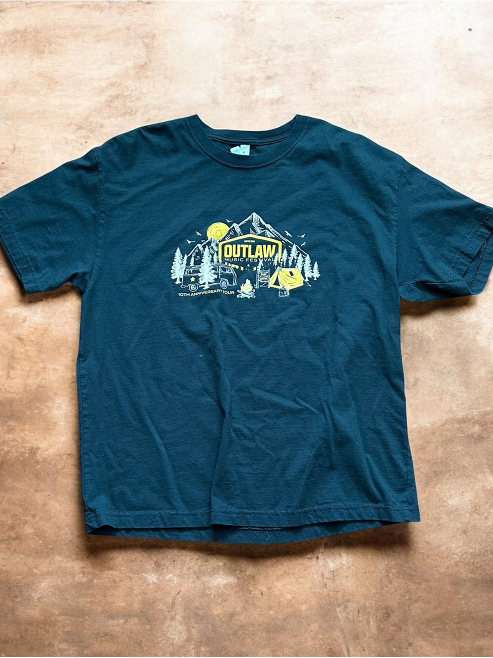 Men's Navy Graphic Tee